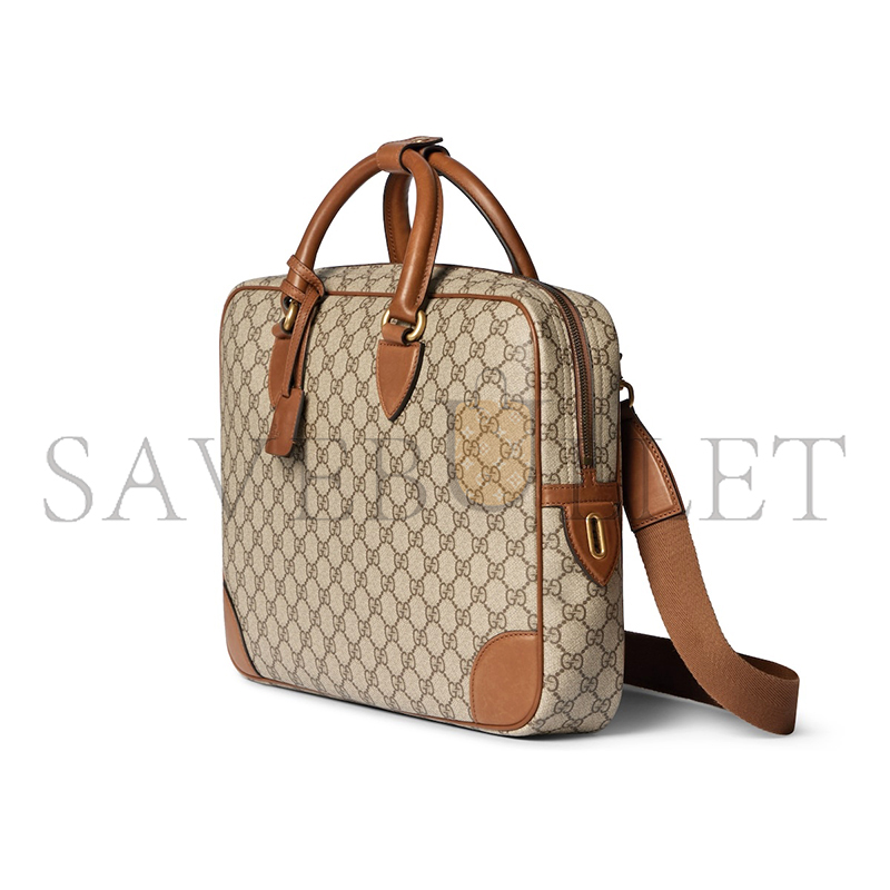 GUCCI GG EMBLEM MEDIUM BRIEFCASE 821159 (40*30*6cm)